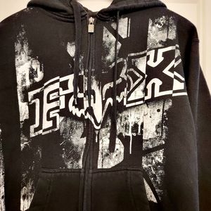 Fox zip up hoodie